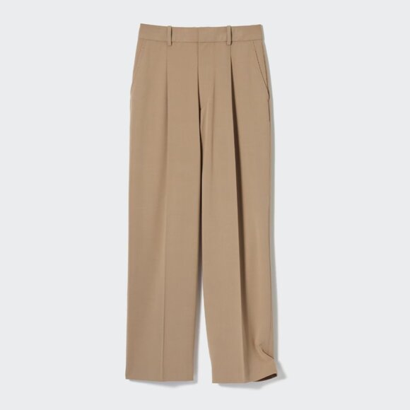 Uniqlo - NWT Pleated Wide Pants - Sz. S - Picture 2 of 6